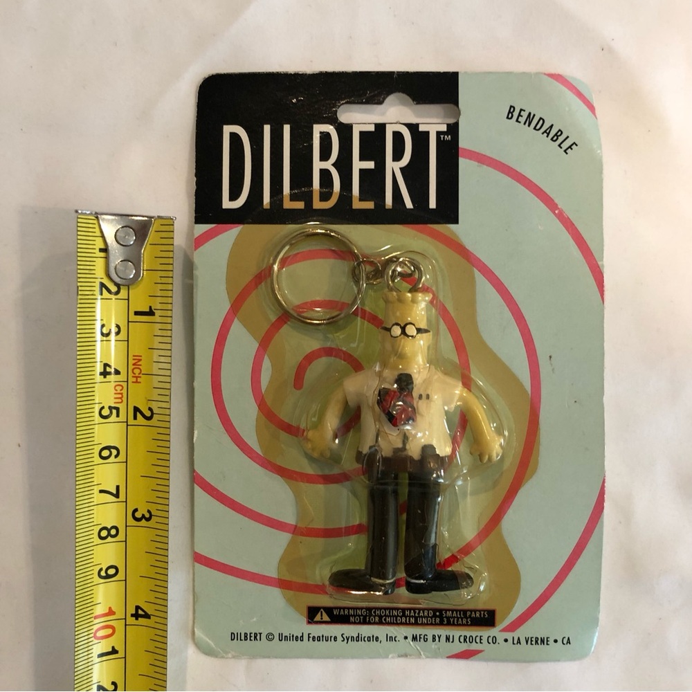 Dilbert Bendable Keychain - Picture 2 of 4
